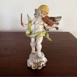 Angel Playing Violin Figure Italy